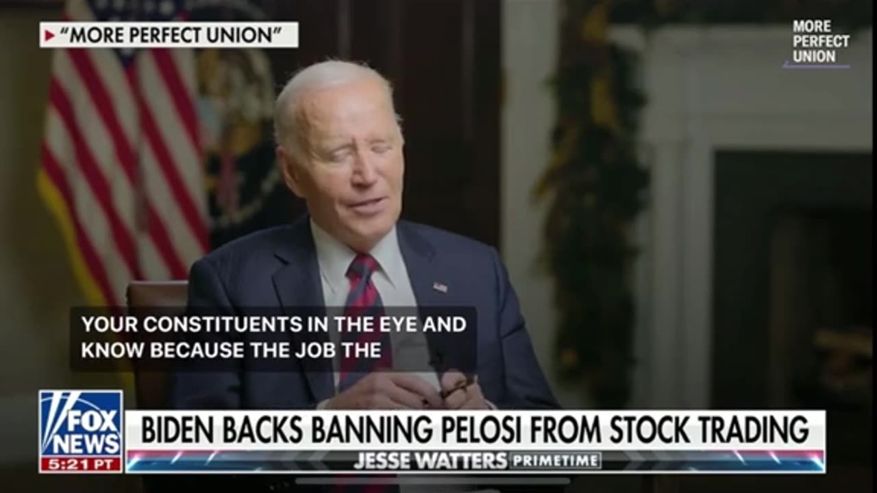 Joe Biden "Congress shouldn't trade stocks" only after 80 years of corruption