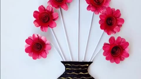 DIY FROM WASTE (paper cups wall decor)