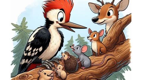 The Annoying Woodpecker | Fun and Whimsical Story for Kids | The Magic Story Train Podcast