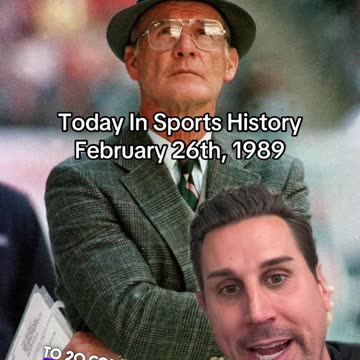 THE HISTORIC SPORTS MOMENT OF FEBRUARY 26th, 1989