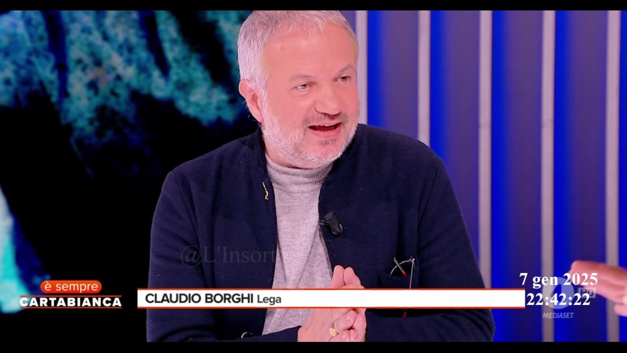 Claudio Borghi Aquilini Dichiarazioni di Trump - Accordo con Musk - Caso Sala 07-01-2025