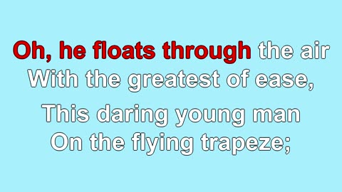 Daring Young Man on the Flying Trapeze (1867)