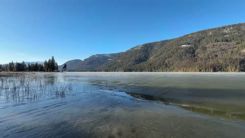 Melting Lake Ice Sounds Like Alien Arcade