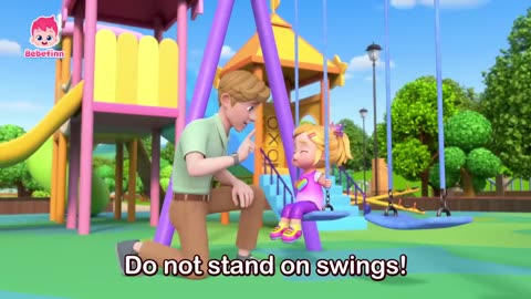 Ouch! Playground Safety Song | EP117 | Bebefinn Nursery Rhymes for Kids