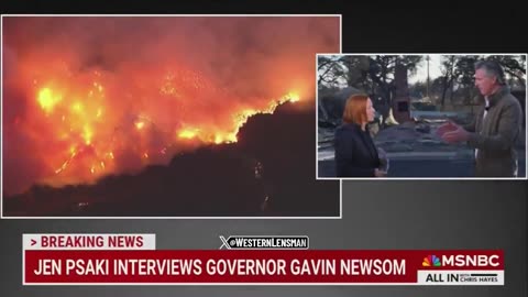 Newsom blames “disinformation” about LA fires for “dividing a country."