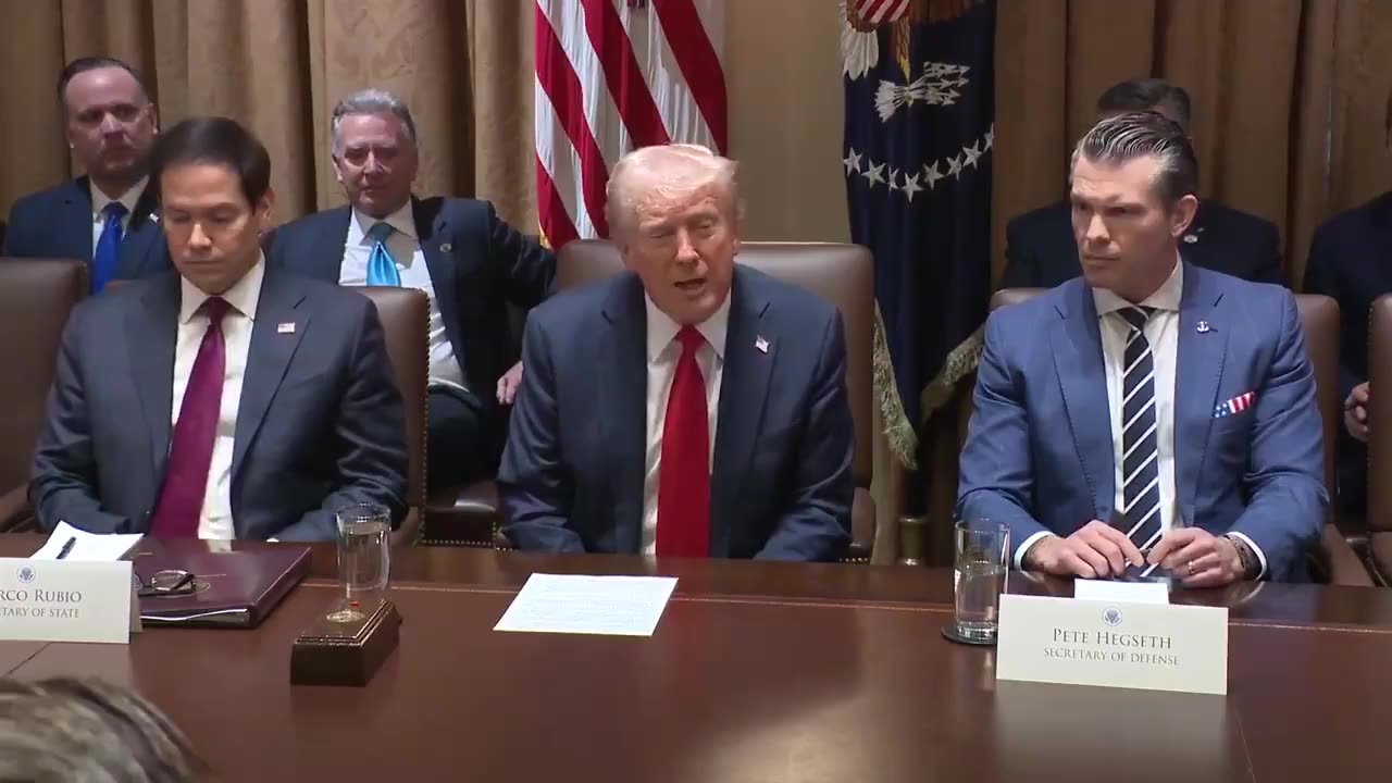 🚨🔥President Trump: "We're cutting down the size of government