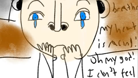 Nocturnal Panic Attack Self-Portrait