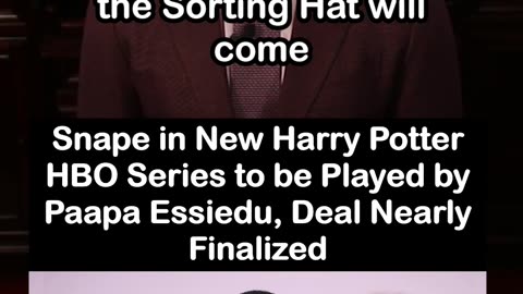 Snape in New Harry Potter HBO Series to be Played by Paapa Essiedu, Deal Nearly Finalized