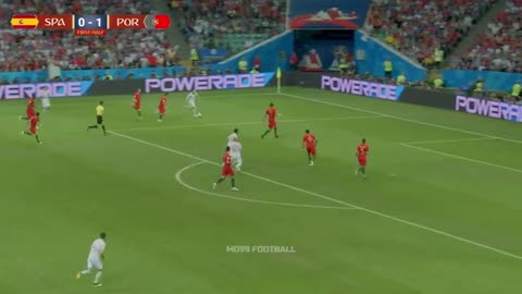 "Ronaldo Scores Historic Hat-trick to Save Portugal Against Spain in the 2018 World Cup"