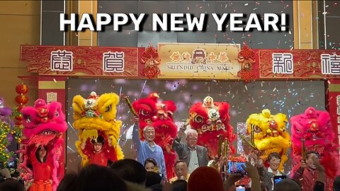 Overseas Chinese New Year: Celebrating with My Jewish Husband, Enjoying Performances and Lion Dance