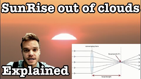 SunRise out of clouds Explained