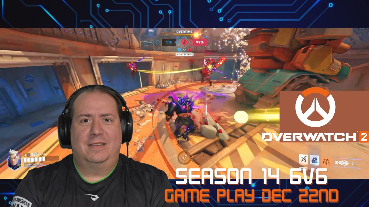 Overwatch 2 | 6v6 | Season 14 | game play | Hazard | December 22nd