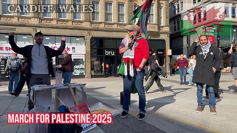 Cardiff Demand Libiration For Palestinian, Cardiff South Wales