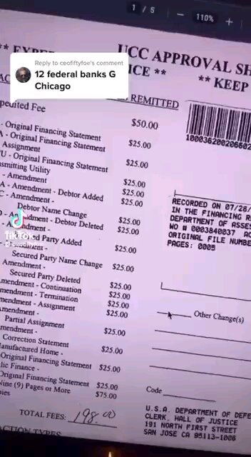 US Government has a Lien on all Living beings.