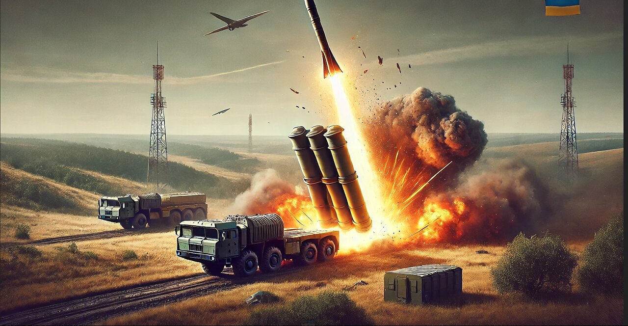 Iskander-M missile strike on Ukrainian S-300 air defense