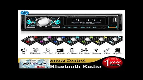 1 din Radio Car Audio Stereo MP3 Player Bluetooth Multimedia Digital Stereos Review