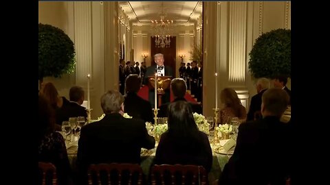 WATCH: President Trump Participates in the Governors Association Dinner