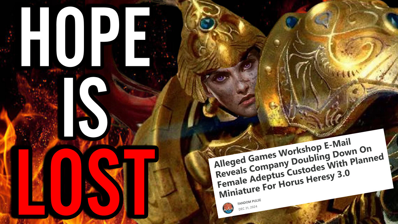 Warhammer DOOMED As Female Custodes Miniatures Are CONFIRMED!! Has Games Workshop KILLED 40K?!