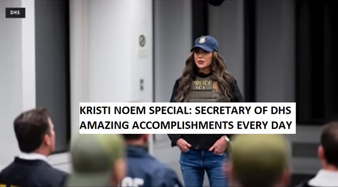 Kristi Noem, Secretary of Homeland Security. Amazing accomplishments! A DEPODcast Special, Ep.15