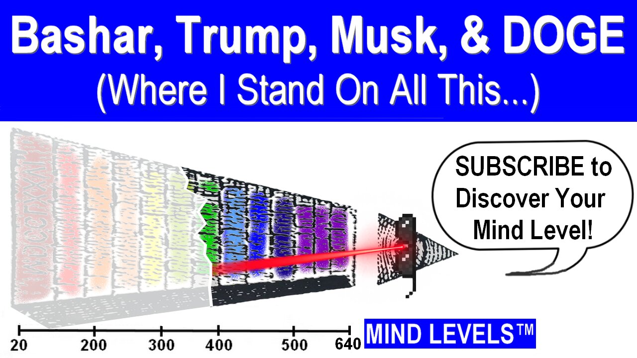 Where I stand on Bashar, Trump, Musk, & DOGE