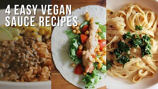 4 Amazing Vegan Sauces to Spice Up Your Dishes