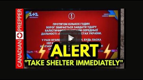 Alert- Russian Red Warning On Tvs, Ukraine Blows Oil Pipeline! 24 Hrs To Chaos, Society Imploding!