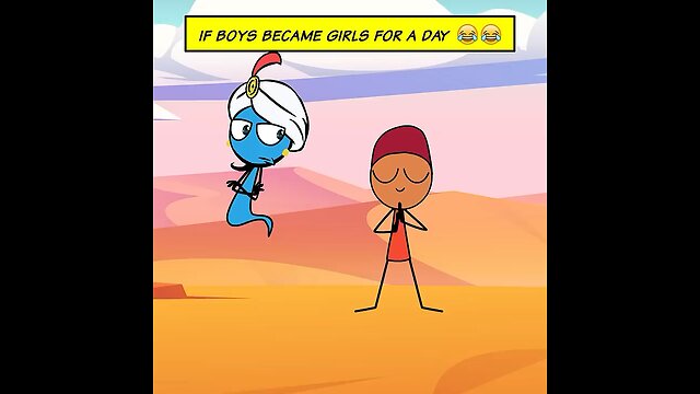 If boy become girl for one day 😉😉