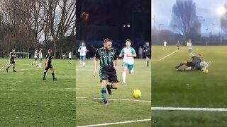 Conor McGregor Showcases His Fighting Skills in Football Match