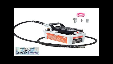 VEVOR Air Hydraulic Pump 10000 PSI 1/2 Gal Reservoir NPT 3/8" Oil Review