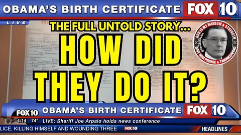 DavidXRPLion Unbelievable FAKE OBAMA BIRTH CERTIFICATE How Did They Do it?