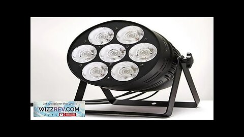 4 pieces 350W 7 eyes Warm White/Cool White DMX cob LED Par Review