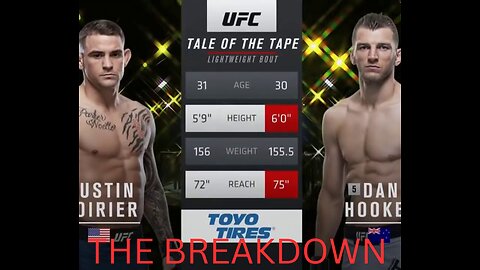 DAN HOOKER VS DUSTIN POIRIER BREAKDOWN