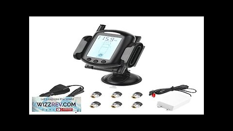 VEVOR RV Tire Pressure Monitoring System Real Time Trailer TPMS 6 Sensors Review