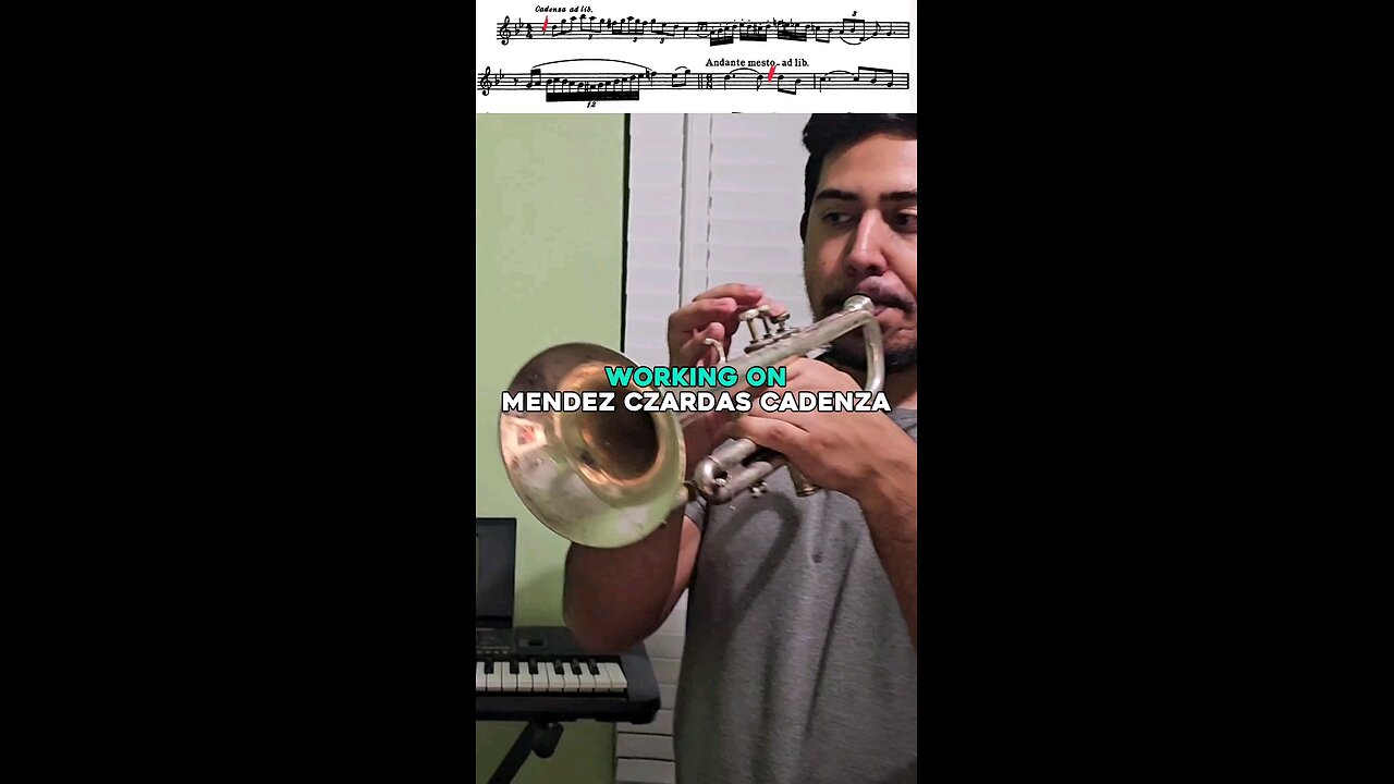 Practicing Mendez Czardas Cadenza