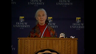 April 17, 2013 - Jane Goodall Visits Indiana's DePauw University