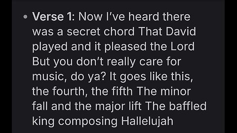 Deeper meaning behind "Hallelujah"