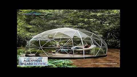 Hot sale garden igloo tent transparent dome tent luxury custom event outdoor Review