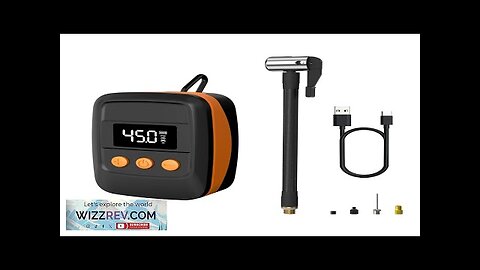 Mini Portable Bicycle Pump Air Inflator 120PSI Type-C Rechargeable Bike Pump Review