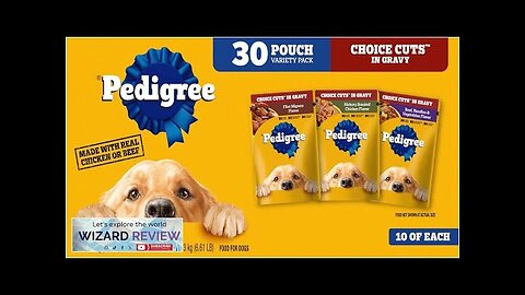 PEDIGREE CHOICE CUTS IN GRAVY Adult Soft Wet Dog Food Meal or Review