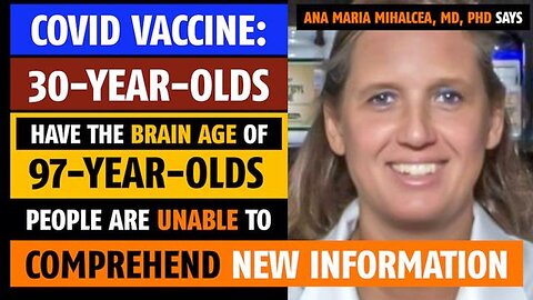 Covid vaccine: 30-year-olds have brain age of 97-year-olds, says Ana Maria Mihalcea, MD, PhD