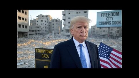 WARNING! TRUMP CONFIRMS THAT THE NEW GAZA STRIP WILL BE THE FIRST FREEDOM CITY PROTOTYPE PRISON!