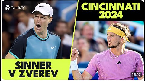 "Jannik Sinner vs Alexander Zverev | Cincinnati 2024: Match of the Year Highlights!"