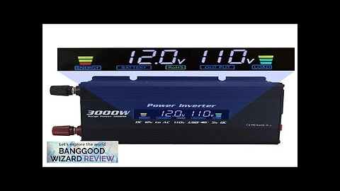 3000W Modified Sine Wave Inverter Reliable Power for RVs and Boats Review