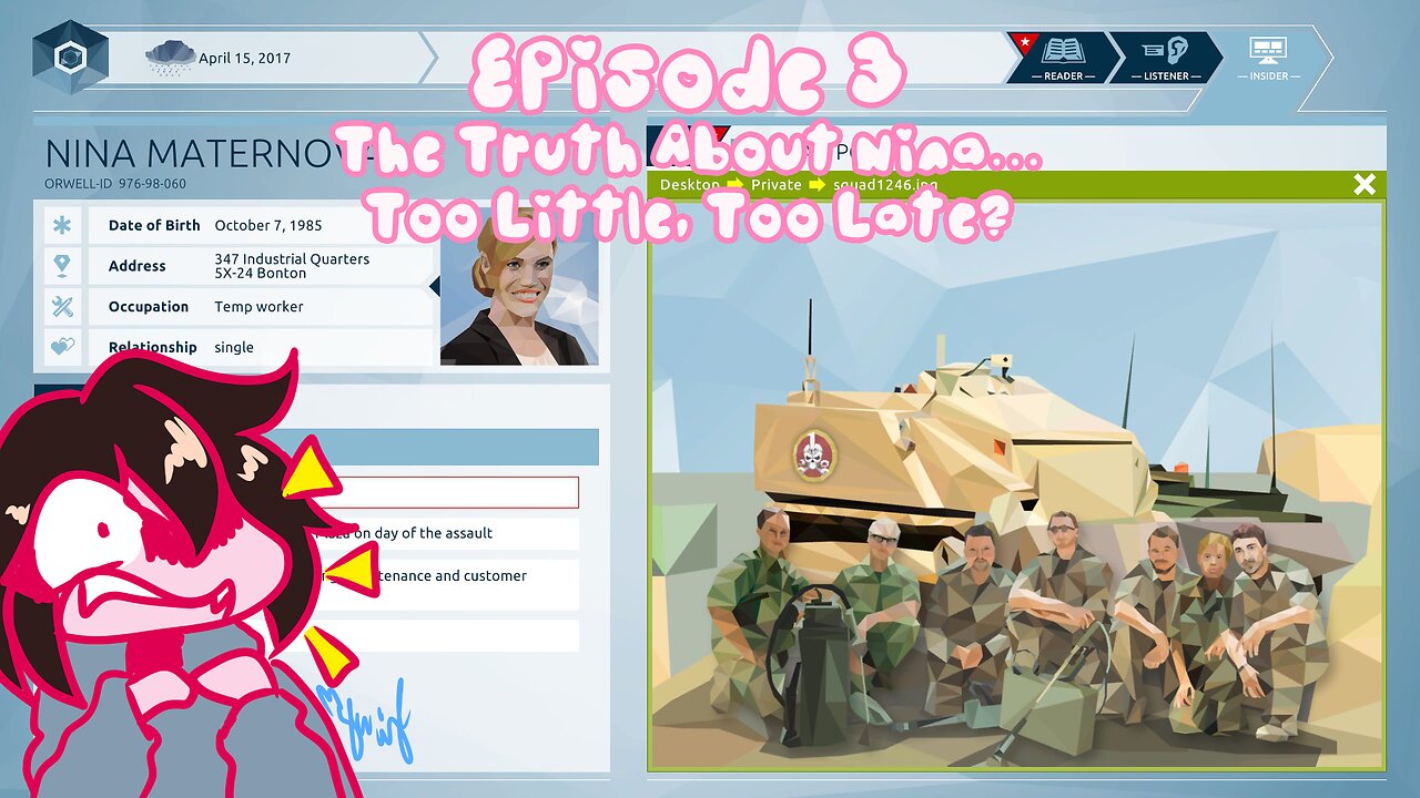 Episode 3: The Truth About Nina... Too Little, Too Late?