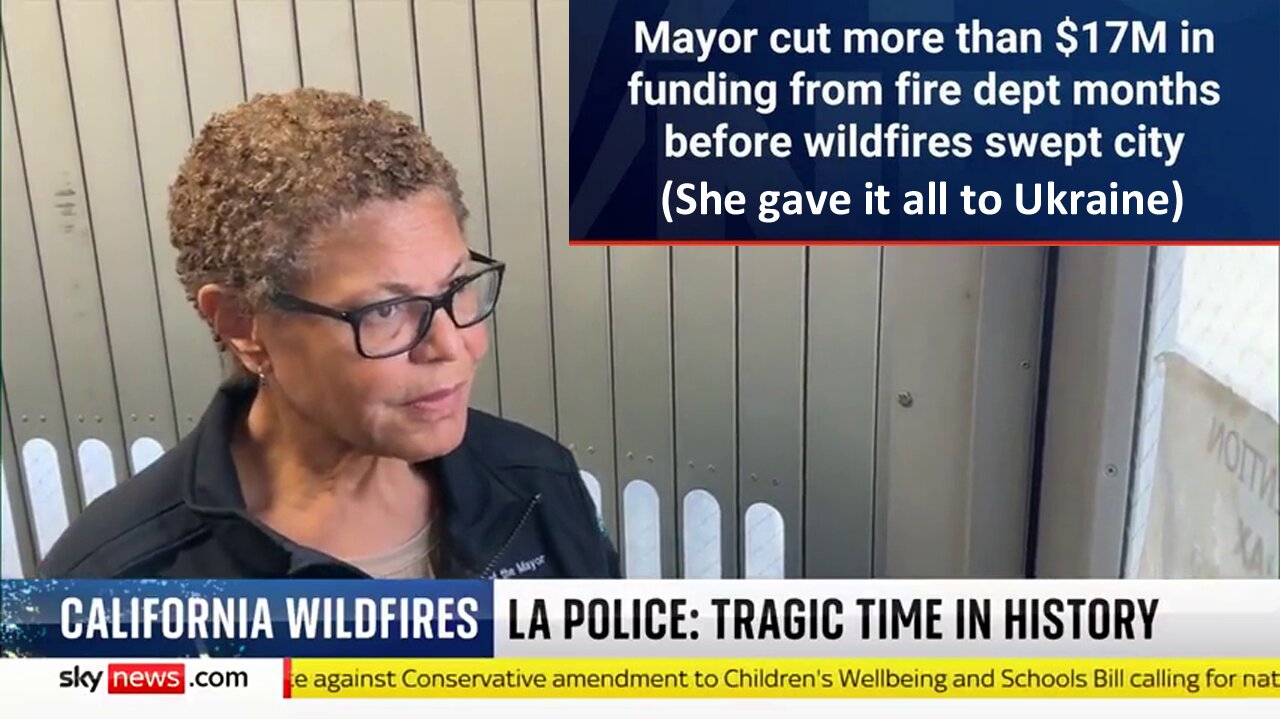 LA Mayor, Karen Bass, Completely Freezes When Asked About Wildfire Crisis 🔥