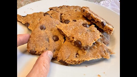 Brown Butter Chocolate Chip Cookie Bark!