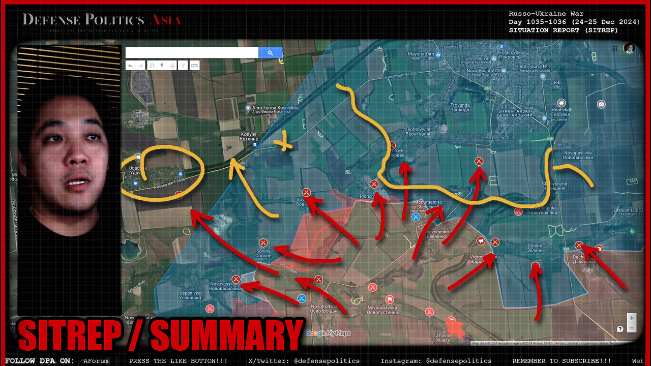 THEY REALLY ARE GOING FOR THE ROAD!!! Pokrovsk Front porcupining... | Ukraine War SITREP / Summary