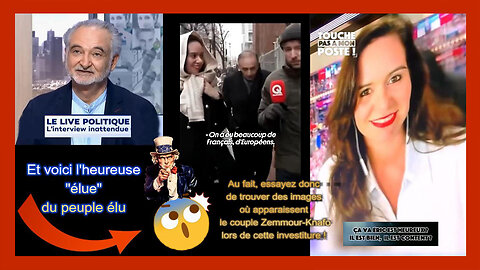 Attention ! SARAH KNAFO incarne le "chant des sirènes" des sionistes pour gouverner la France ... Antoine reporting (Hd 720)