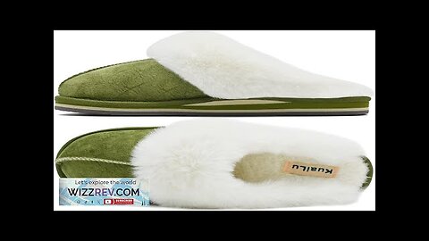 KuaiLu Womens Fluff Dual Memory Foam Slippers Ladies Cozy Arch Support Warm Review