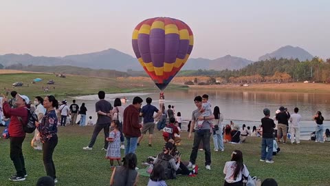2025 INTERNATIONAL Balloon Festival Chiang Rai Thailand Daytime-Singha Park